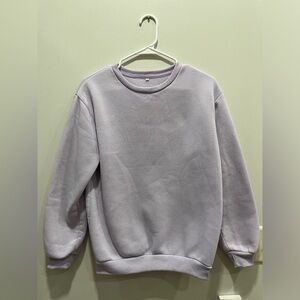 XS Light Purple Shein Crewneck